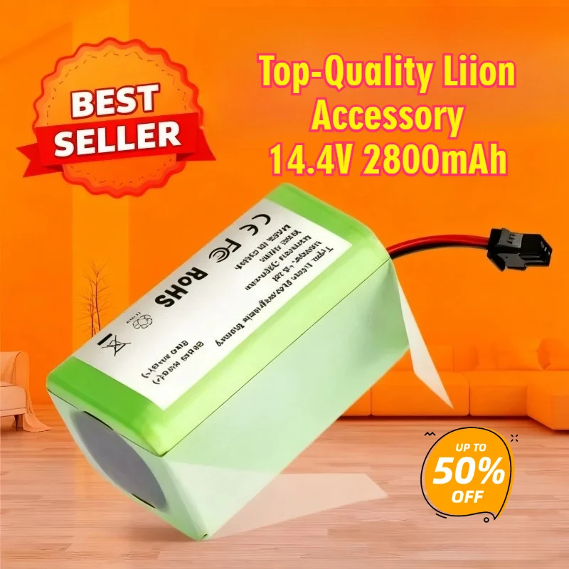 بطارية بديلة ليثيوم أيون 14.4 فولت لملحقات المكنسة الكهربائية Conga Excellent Deebot N79S N79 Tesvor X500 Robovac11 #1