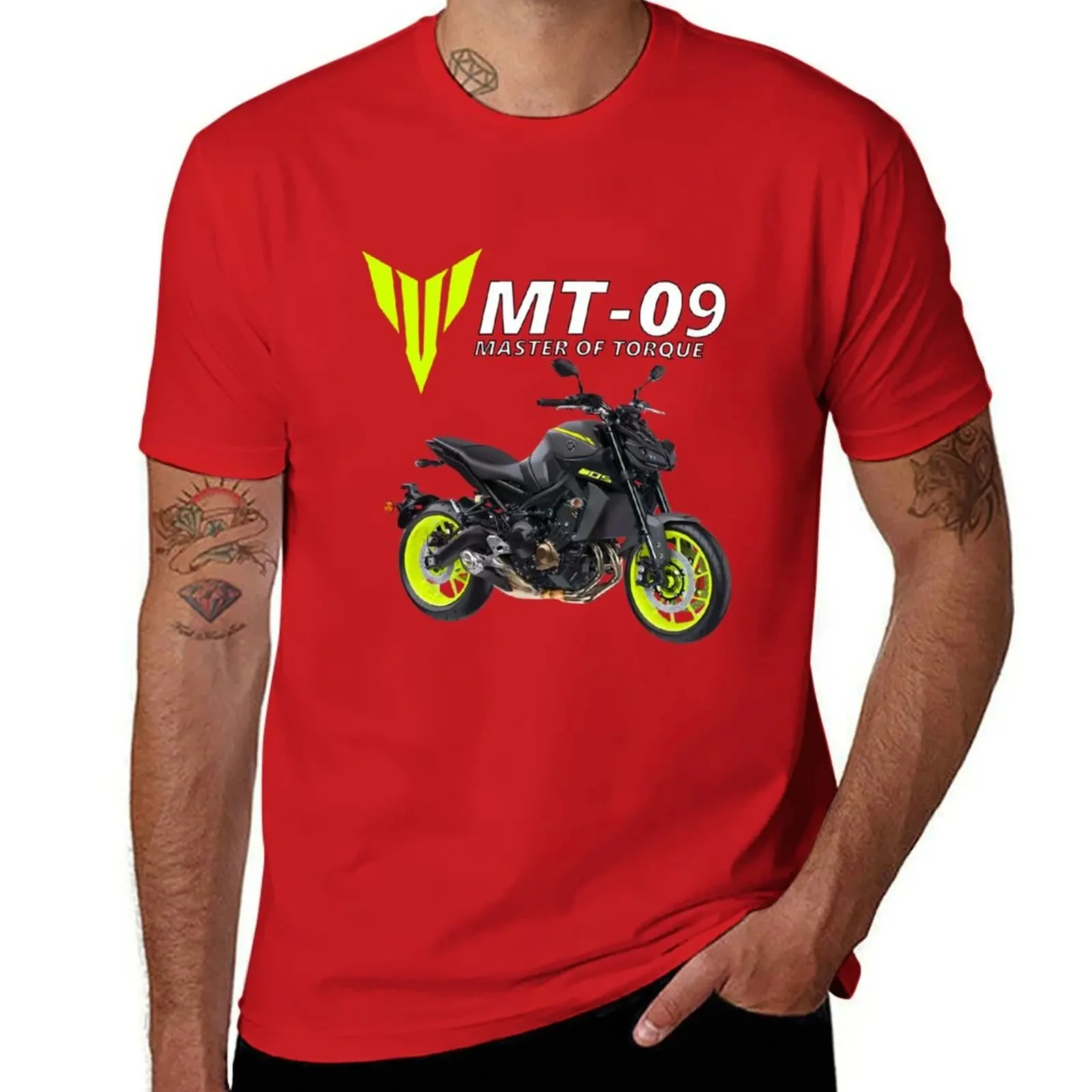 MT-09 Motorcycle T-shirt Customs Design Your Own Quick-dryingMen Women Harajuku Oversized T-shirts Men Fashion Brand Tshirt Tops