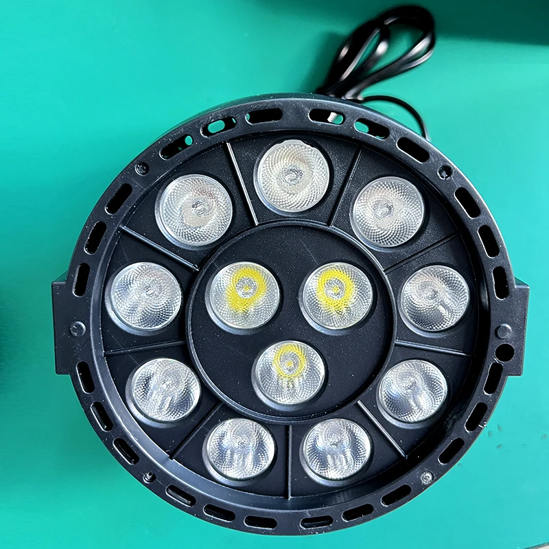 

NEW 1PCS LED 12x3W RGBWA+UV Par Light with DMX512 6in1 Stage Light Wash Effect DJ Disco Mini Led Spotlighting