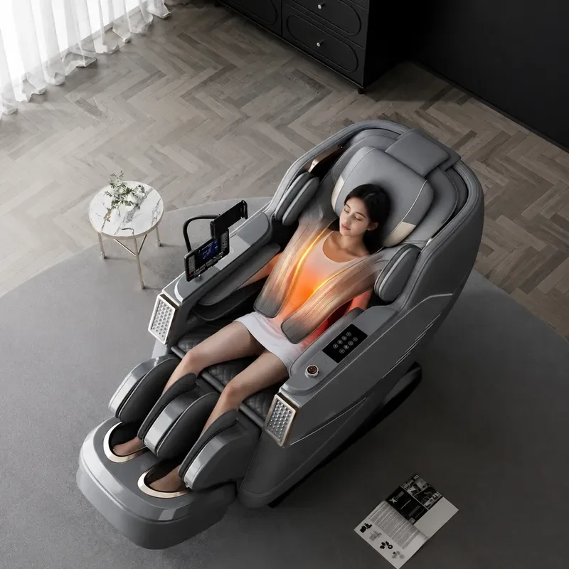 Full Intelligent Electric Massage Chair Home SL Dual Track Space Capsule Luxury 3D Dual Movement
