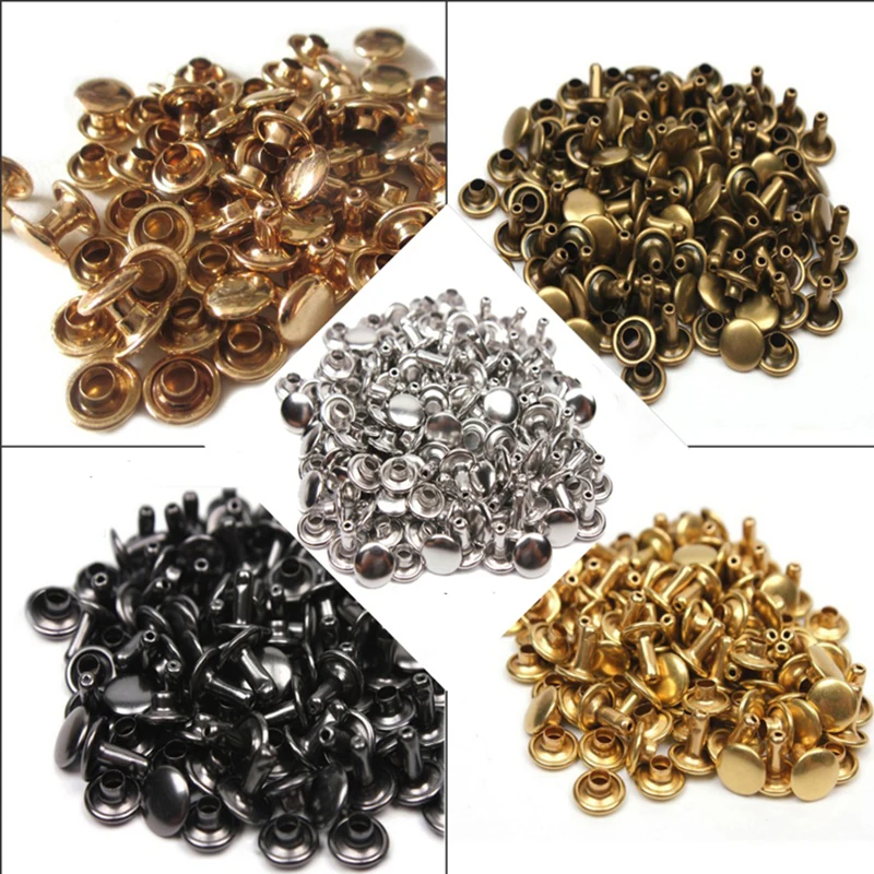 100 Sets Hollow Rivets For Binder Clips