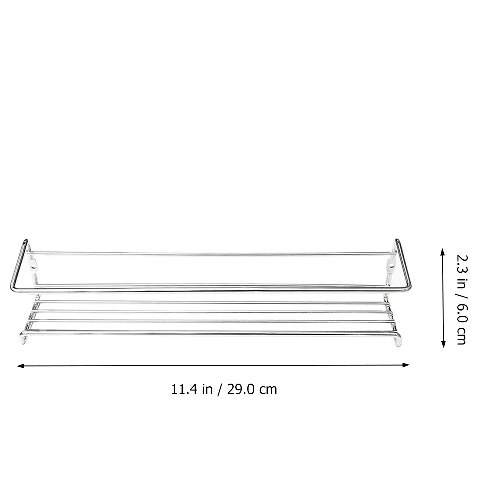 

3pcs Wall Mounted Spice Rack Kitchen Organizer Seasoning Storage Shelf Zinc Alloy Anti-Rust Waterproof Strong Capacity Keep