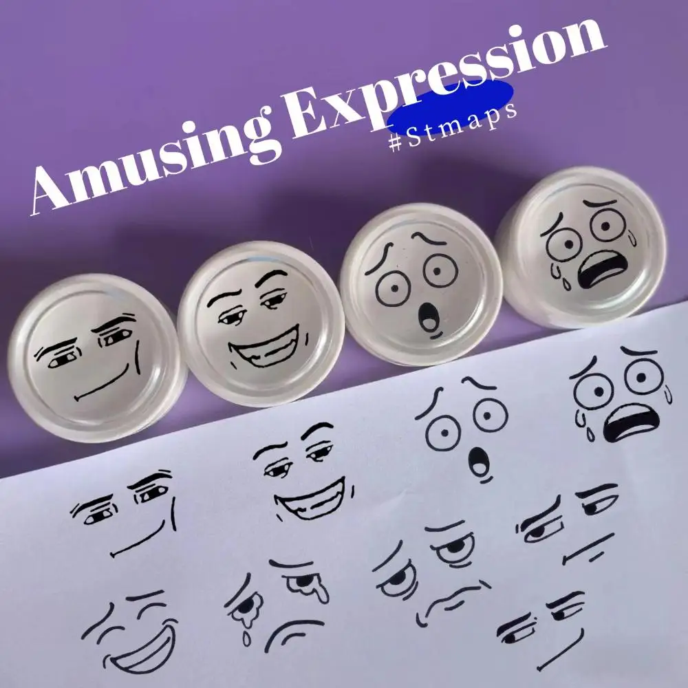 طوابع التعبير المسلية، تعليقات المعلم للاستخدام اليومي في المكتب، ملصق ومؤشر، وجه لطيف ومضحك، سيجما إيموجي #1
