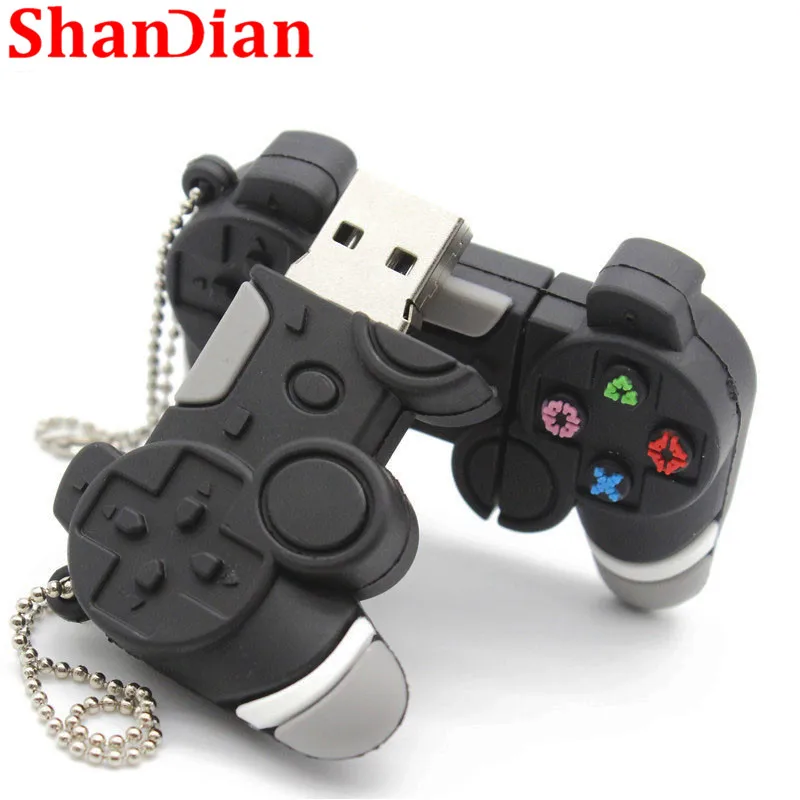 Hot Sale USB Stick Game Handle Pen Drive 64GB/32GB/16G/8G/4GB Pendrive USB Stick USB 2.0 Free Shipping Flash Card Gift