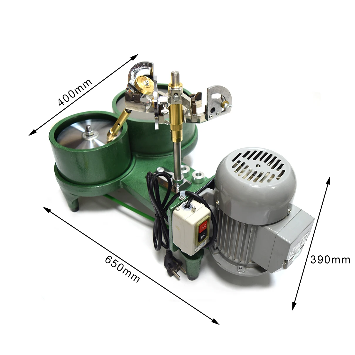 8+6inch Kinway Lapidary Jewelry Equipment Faceting Tools Gemstone Faceting Machine Stone Cutting Equipment