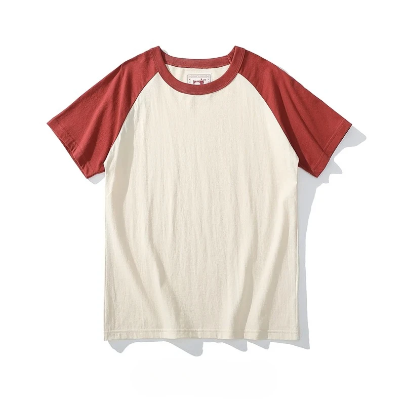 Akkad Kuti 2026 Japanese Retro Style Male Crew Neck Raglan Sleeves TShirts Student Casual Good Collocation Tee 100% Cotton
