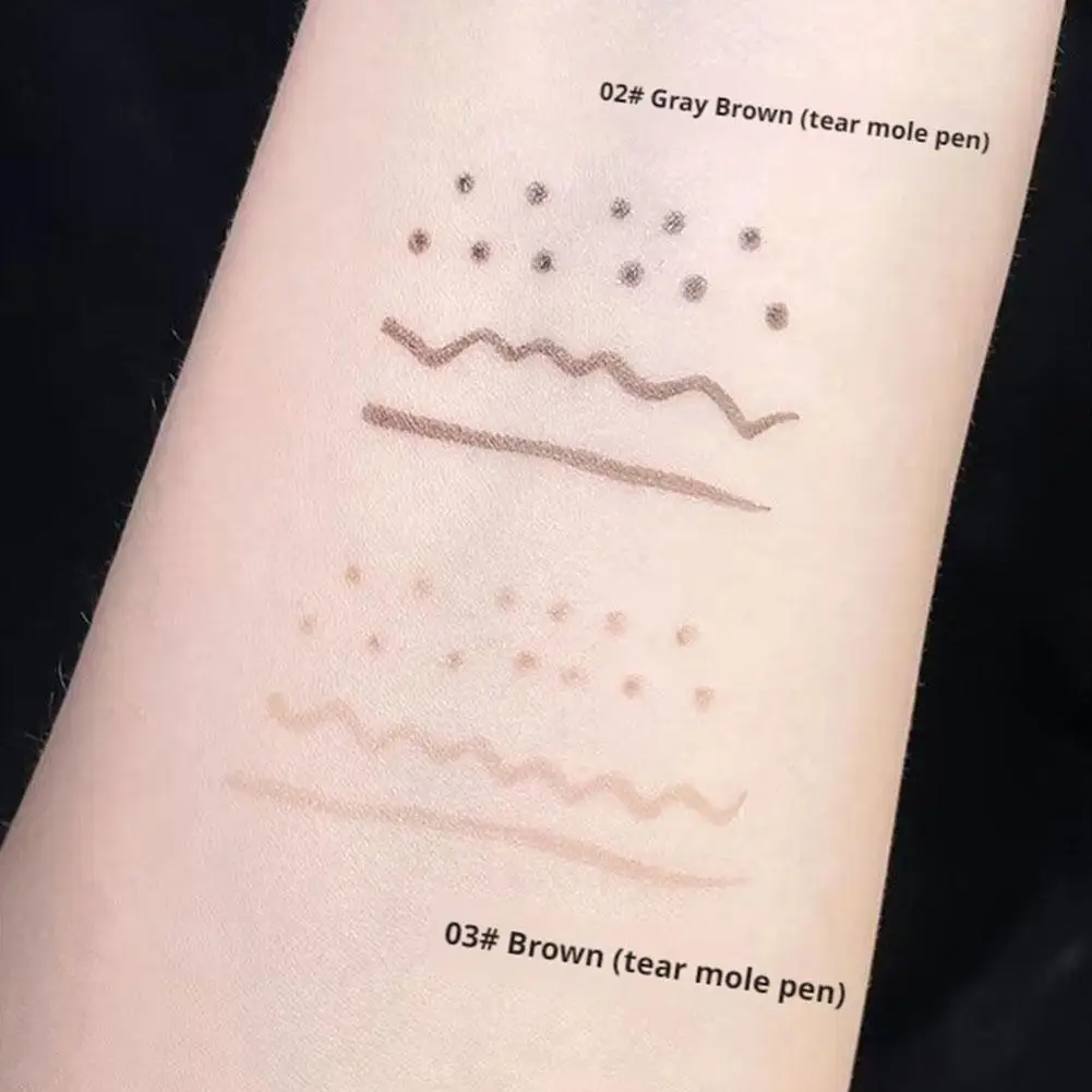 Natuurlijke Eyeliner Vloeibaar Potlood Traan Mol Pen Waterdichte Ultradunne Eyeliner Onderste Wimper Pen Niet Vlekken Koreaanse Make-up