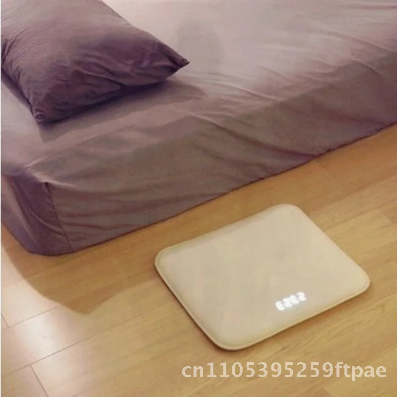 Smart Clock Music Carpet Alarm Wake-Up Device LED Numerical Display White College Student Efficient Lazy Electronic Wake-Up Aid