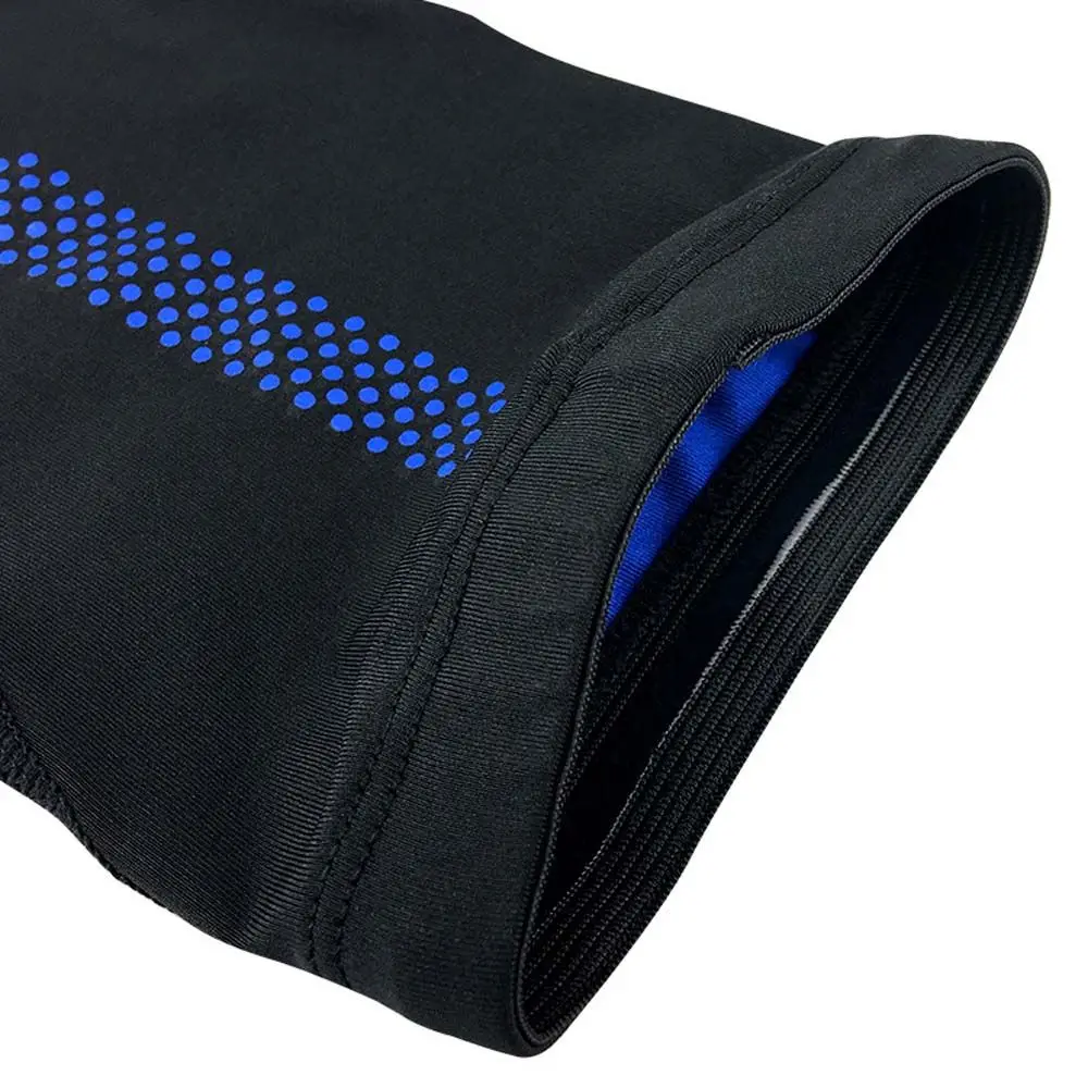 زوج واحد من أكمام التبريد الرياضية للجنسين للقيادة في الهواء الطلق، أكمام ثلجية للحماية من الأشعة فوق البنفسجية، أكمام أذرع تبريد لركوب الدراجات من الحرير الجليدي #4