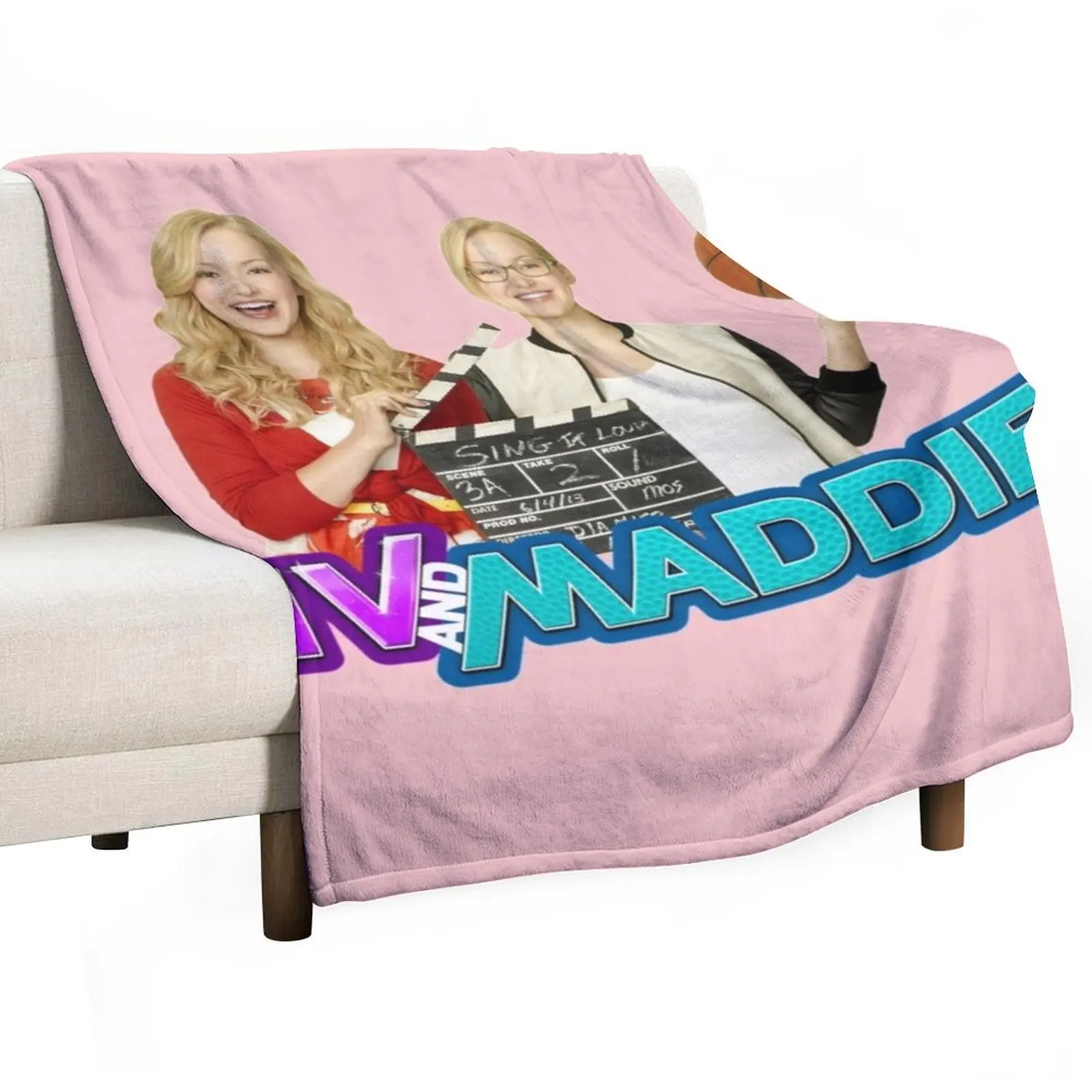 

Liv and Maddie, Liv and Maddie Stickers, Liv and Maddie Kids T-Shirt Throw Blanket Plaid on the sofa Thermal Blankets