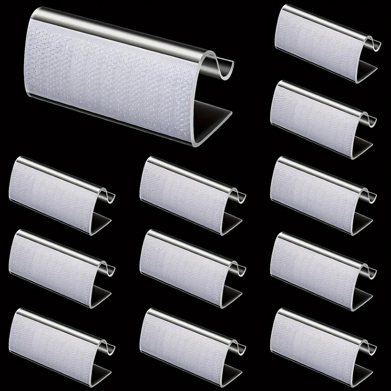 10PCS Transparent Table Skirt Clip, Tablecloth Clip, Suitable for Indoor and Outdoor Activities, Wedding, Meeting, Party, Picnic