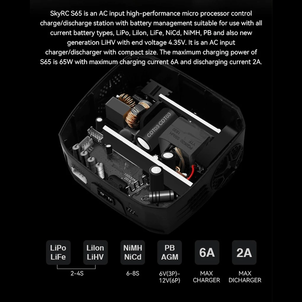 Accurate Opladen Precieze Controle Skyrc S65 Lader Met Firmware Optimalisatie Balanslader Lipo