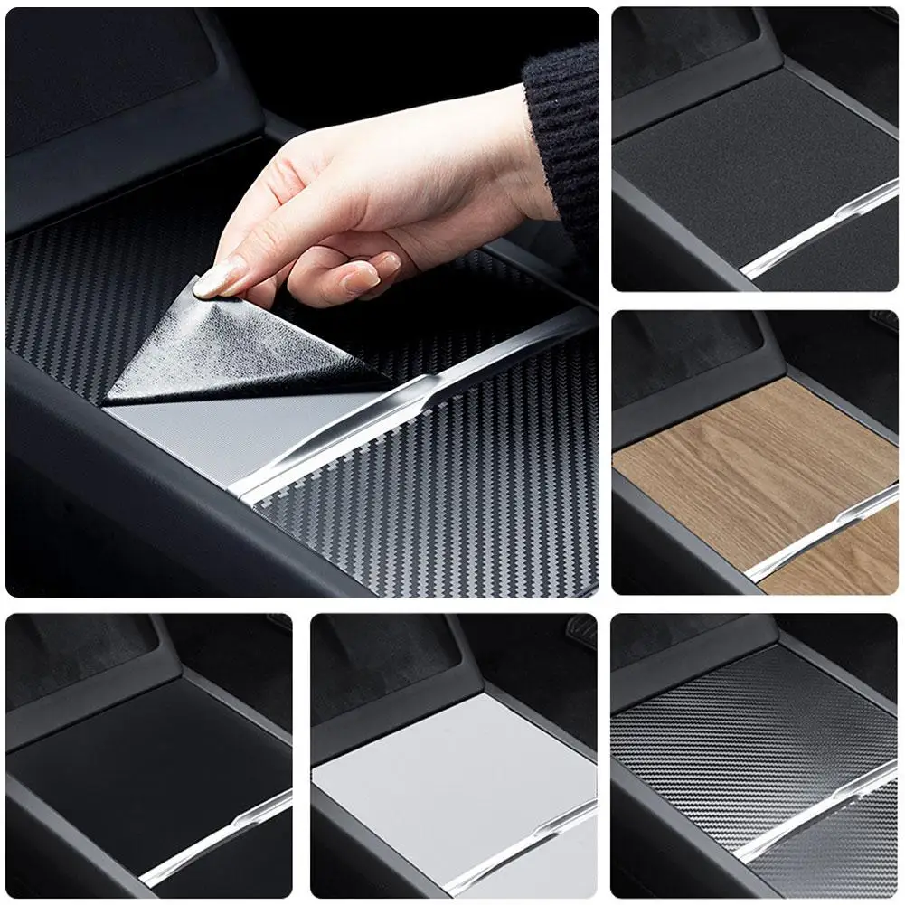   Для Tesla Highland 2024 Y Juniper 2025 Защитная крышка центральной консоли, наклейка, пленка для центральной панели управления, автомобильный аксессуар M8Z1