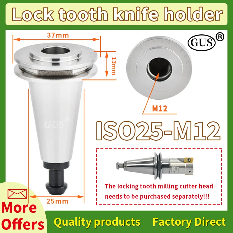 

ISO20 ISO25 Lock tooth High precision knife holder milling tools M8 M10 M12 screw thread Metal lathe tools collet milling Chuck