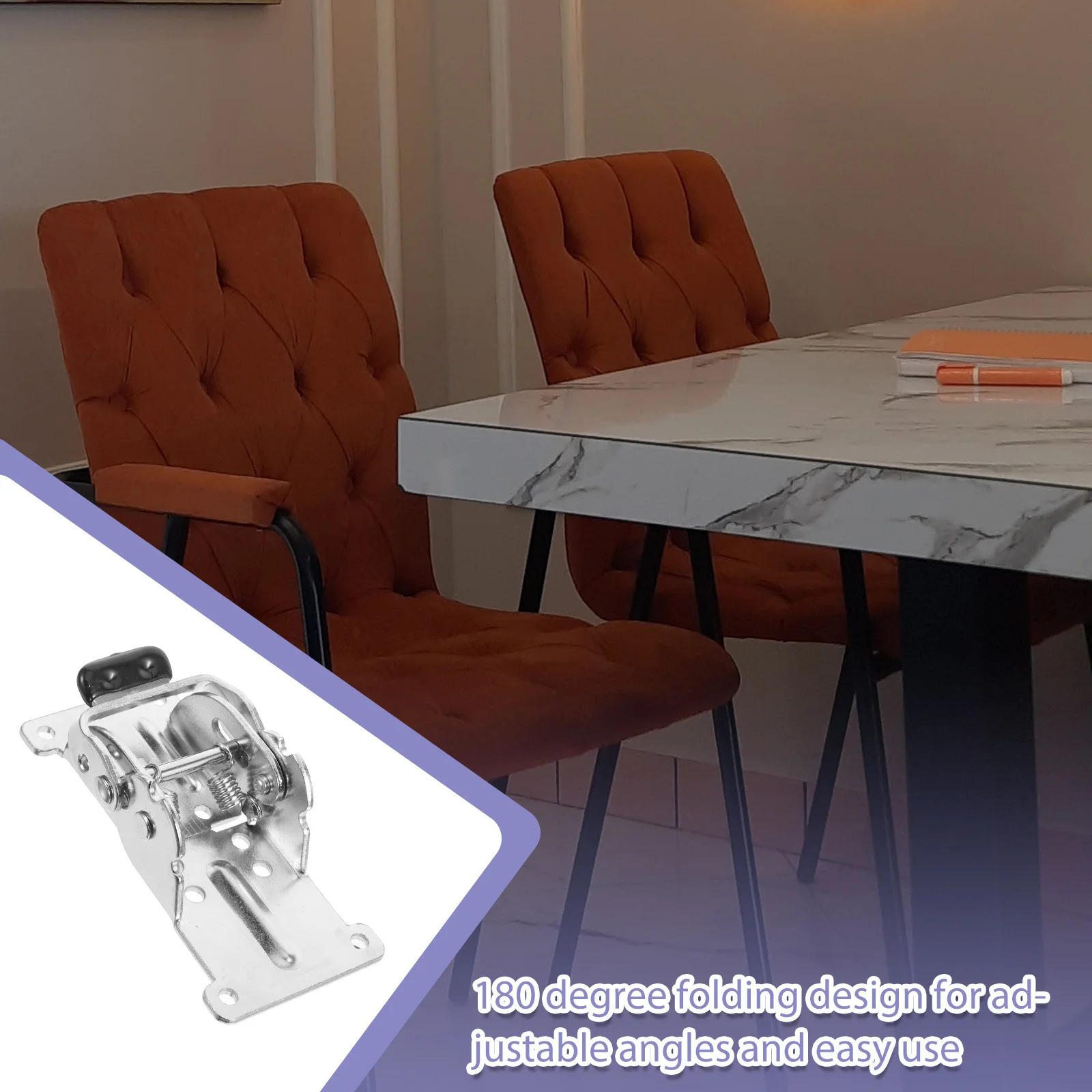 

Folding Shelf Hinge 180 Degree Self Locking Heavy Duty Iron for Coffee Table Furniture Rv Desk Legs Adjustable Angle Sturdy