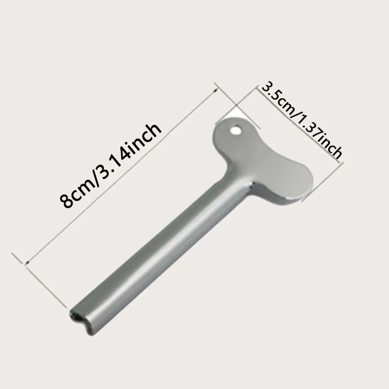 1pc Creative Toothpaste Tube Squeezer Simple Toothpaste Roller Stainless Steel Labor Saving Toothpaste Tube Wringer  Presser