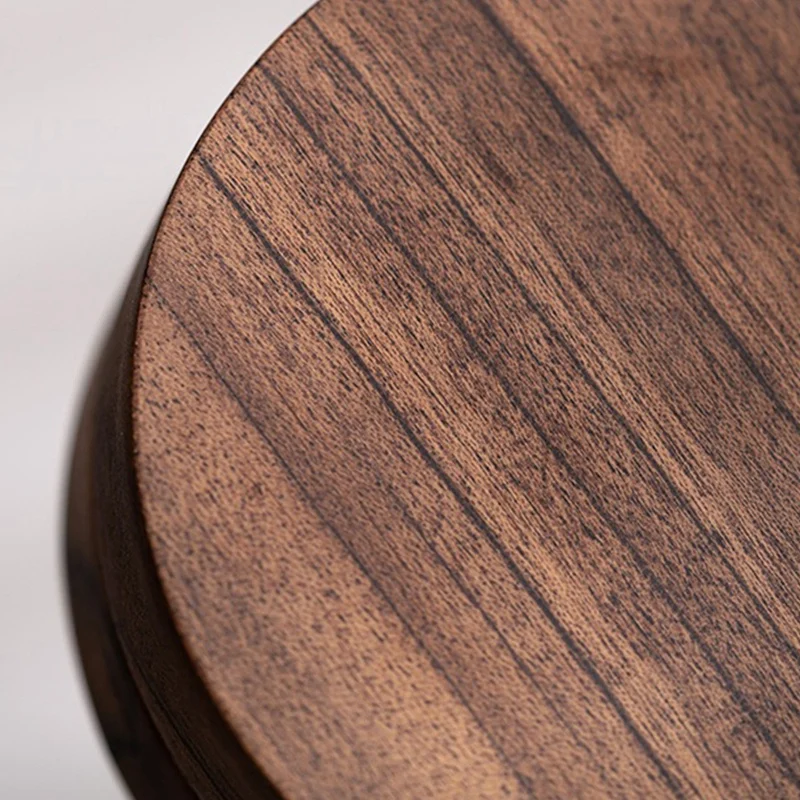 منفضة سجائر من خشب الجوز مع أغطية منفضة سجائر خشبية مقاومة للرياح حامل رماد محمول لمكتب سطح المكتب المدخنين، هدية للرجال (أسود) #6