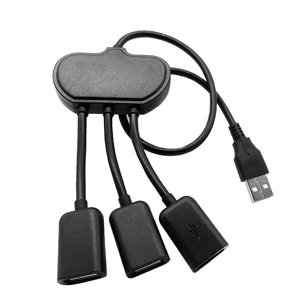 

USB2.0 1/2 HUB USB Extender Mouse Keyboard Hard Disk Laptop Splitter 0.3M Power Supply Data Transmission