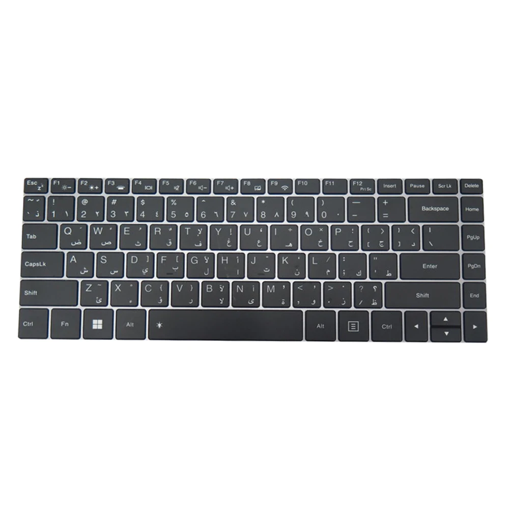 

Laptop Keyboard 6610BUS B16001SS2NS141DCQ00 Arabia AR Black With Backlit New