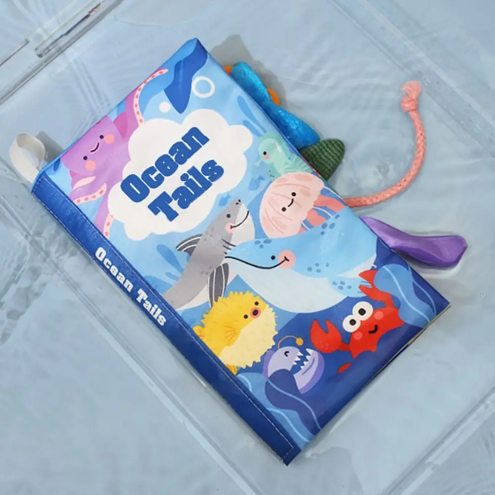 Tiere Schwanz Baby Tuch Buch Eltern-kind Sound Papier Tuch Buch Cartoon Weiche Puzzle Tuch Buch Intelligenz Entwicklung