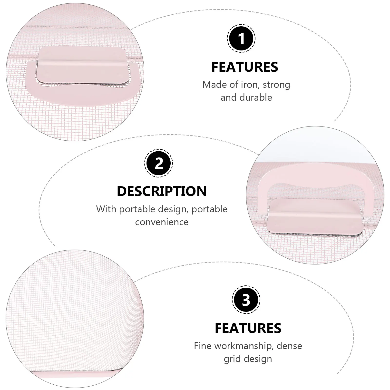 

1pc Dustproof Food Cover Iron Household Tent for Food Protection Heat Preservation Fresh Keeping Outdoor Pool PartyKitchen