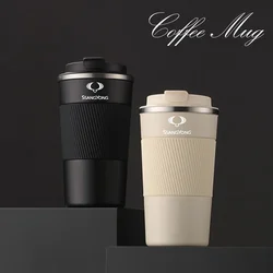 Stainless Steel Coffee Thermos Mug For Ssangyong Rexton 2 Tivolan Musso Tivoli Kyron Multipurpose Portable Car Vacuum Flasks Cup