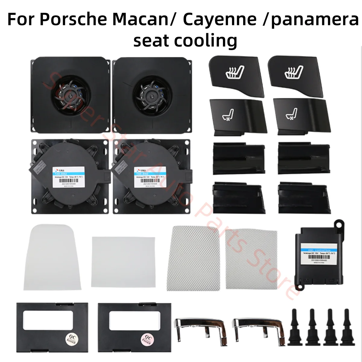 Seat ventilation For Porsche Macan Cayenne Panamera Seat Cooling Car Modification Car accessories Vehicle-mounted fan Auto parts