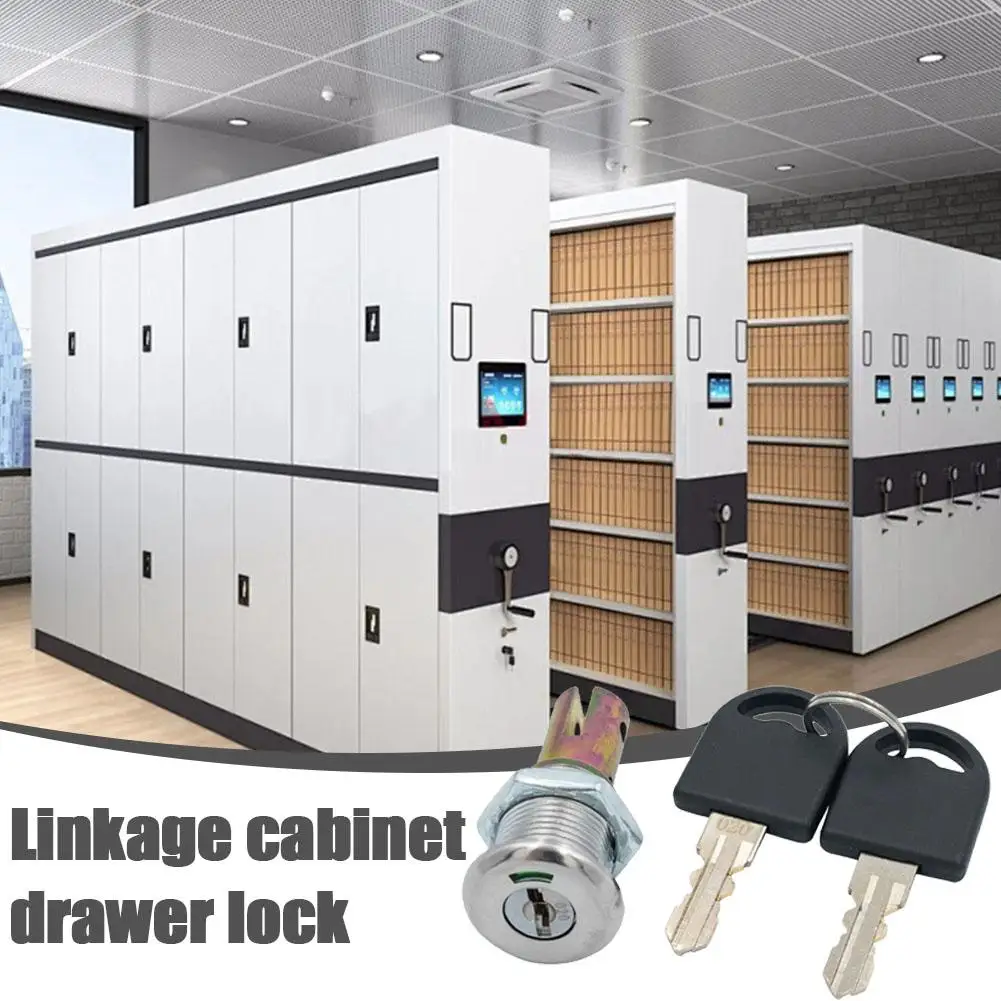 NEW High Quality 180° Rotation Simple Convenient Multi-layer Drawer Drawer Cabinet File High-END Lock Security Lock Linkage A0Z6