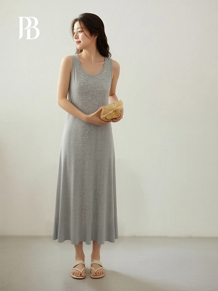 Pinkbread Modal Sleepwear Women's Summer Thin Soft Home Clothes External Wearable Nightgown Comfortable Breathable Moisture W...