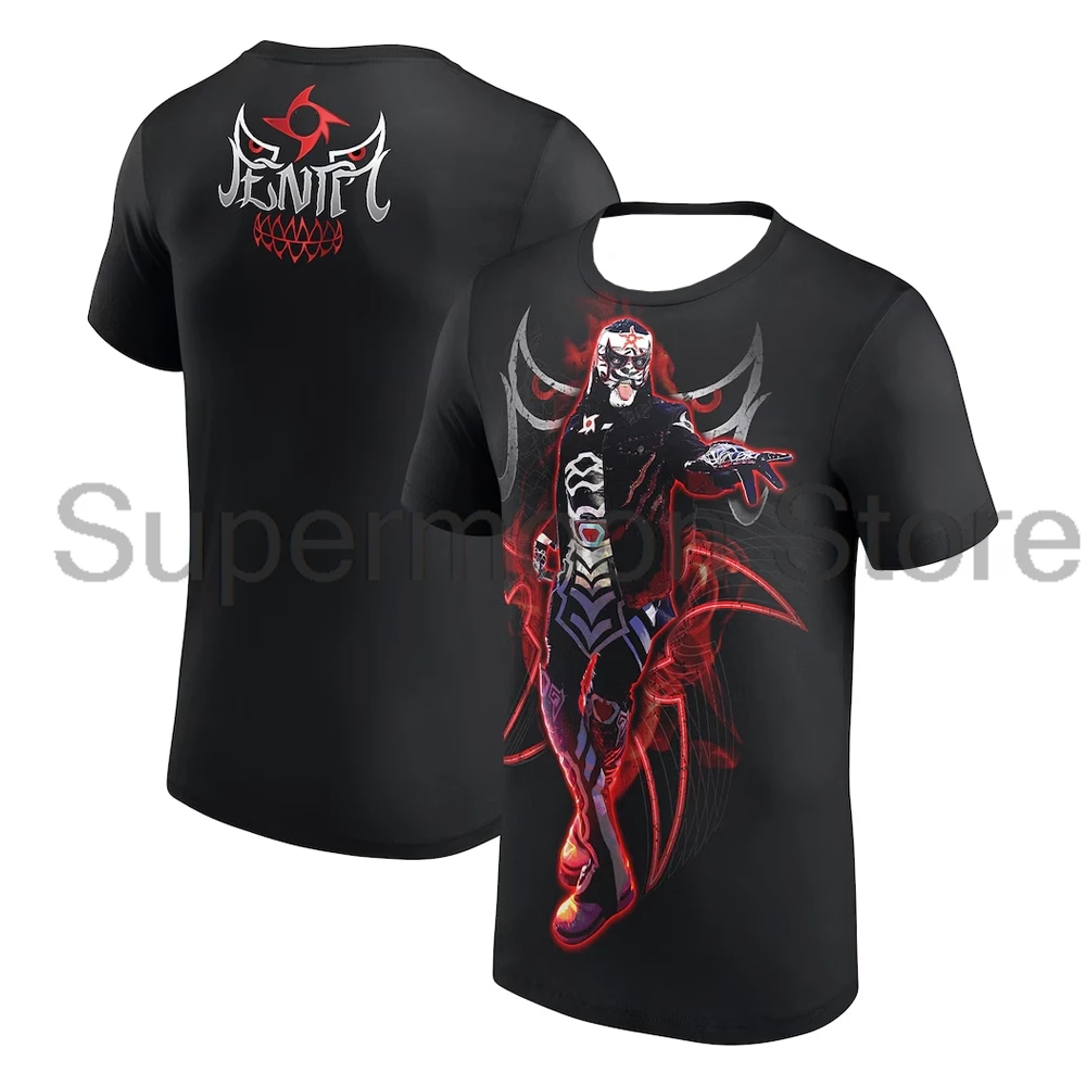Penta El Zero Miedo Merch Penta Portrait T-shirt Crewneck Short Sleeve Black Tee Women Men Outdoor Streetwear Tops