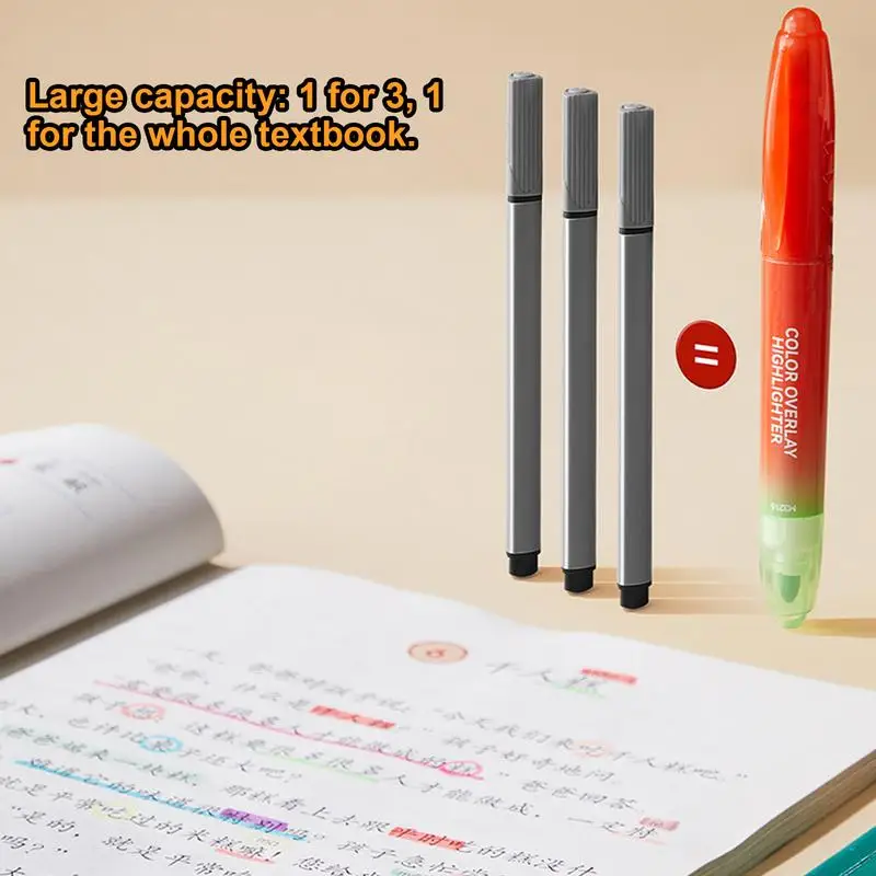Двусторонний хайлайтер, 6 ручек-маркер, без кровотечения, гладкое письмо, двусторонние ручки для раскрашивания, подкладки, мелирования