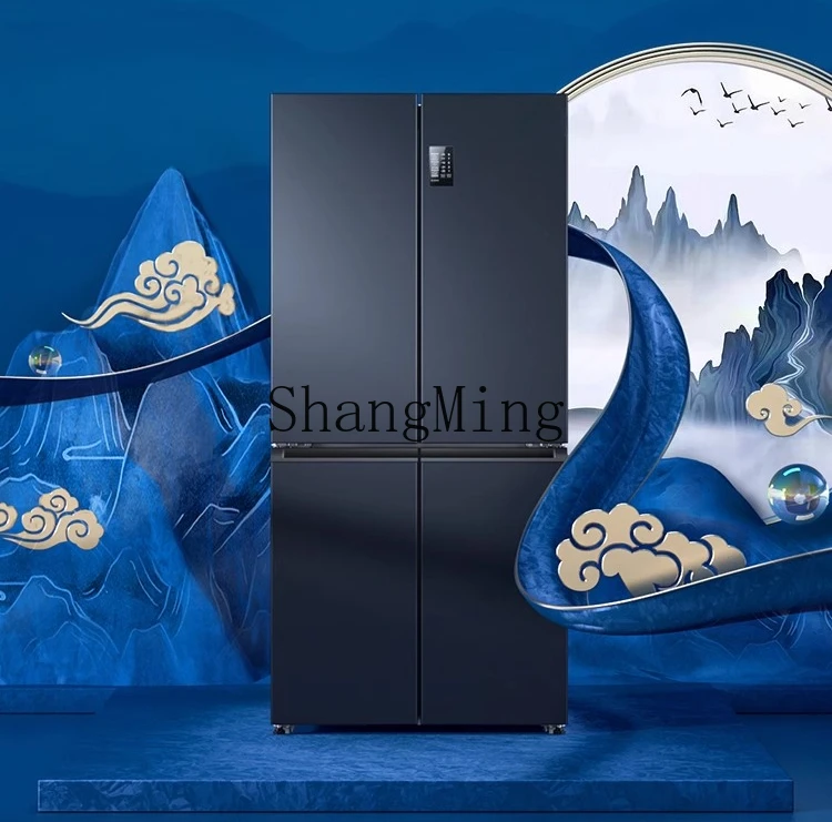 ZYY cross folio four doors embedded in first-class energy efficiency frost-free household refrigerator