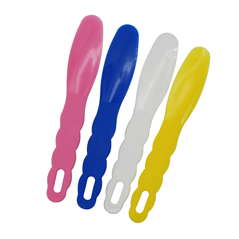 

Стоматологический пластиковый шпатель для смешивания, форма для цементного порошка, материал, нож для смешивания, четыре цвета, инструмент для стоматологической лаборатории