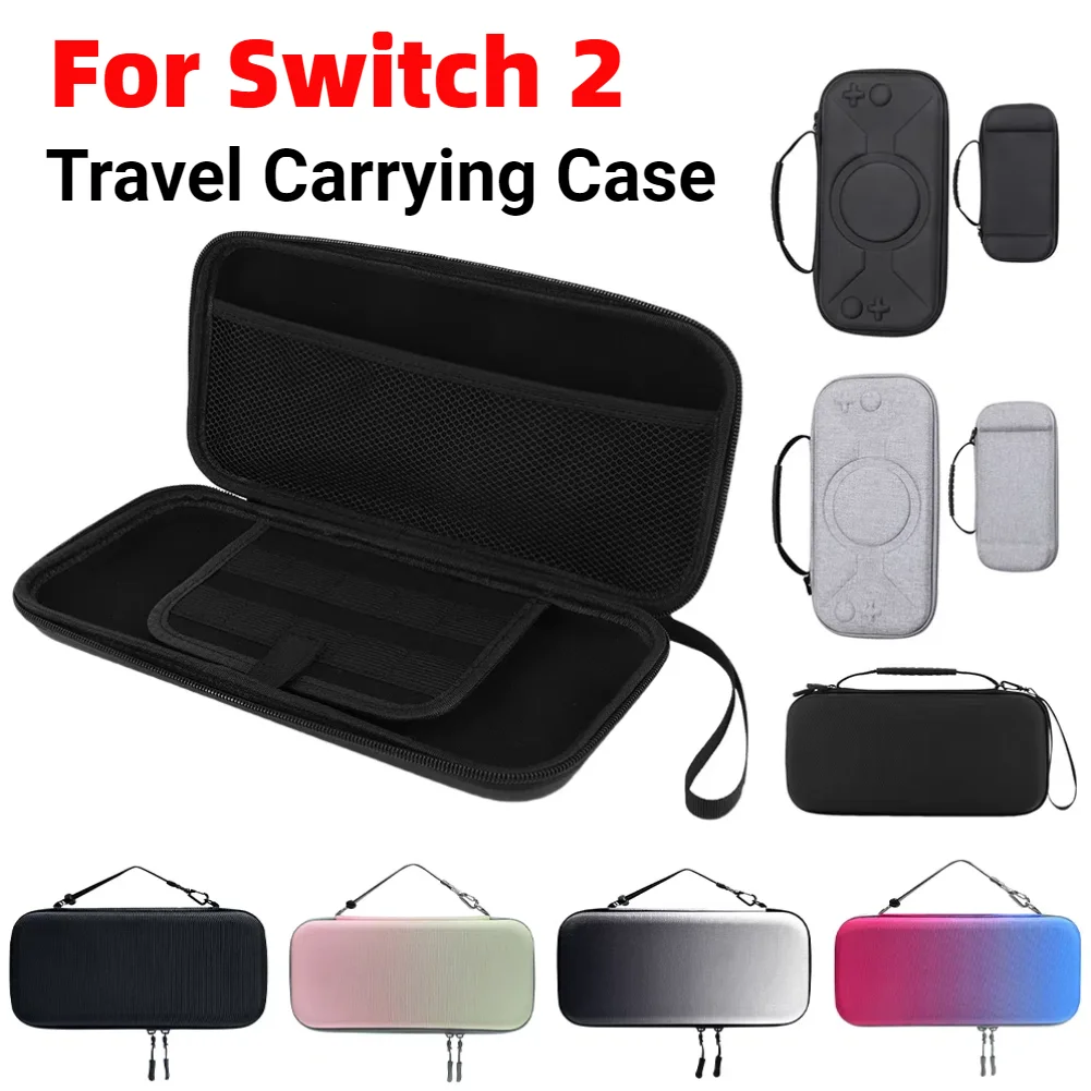 Reise-Tragetasche für Nintendo Switch 2, Hartschalentasche für Switch 2, stoßfeste Aufbewahrungstasche, tragbare Tragetasche für NS2