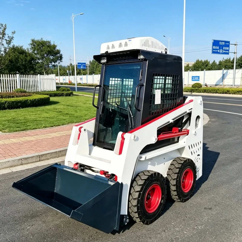 

Customized Material Handling Skid Steer, Construction Skid Steer Loader, Mini Skid Steer Loader, Multifunctional Loader