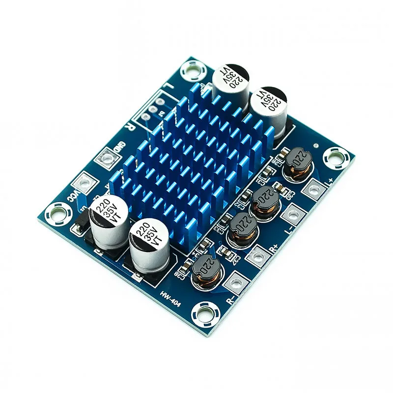 30W+30W Dual Channel Digital Stereo Audio Power Amplifier Board 12V 24V Amplifier Board 8-26V DC Audio Amplifier Board