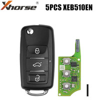 XHORSE XEB510EN B5 Super Remote Key 3 Buttons with XT27B Super Chip for B5 Type for VVDI2, VVDI Key Tool Max Pro