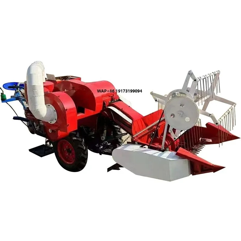 

Multifunctional Mini Rice and Wheat Combine Harvester From Japan with Factory Price Featuring Core Components-Engine and Gear