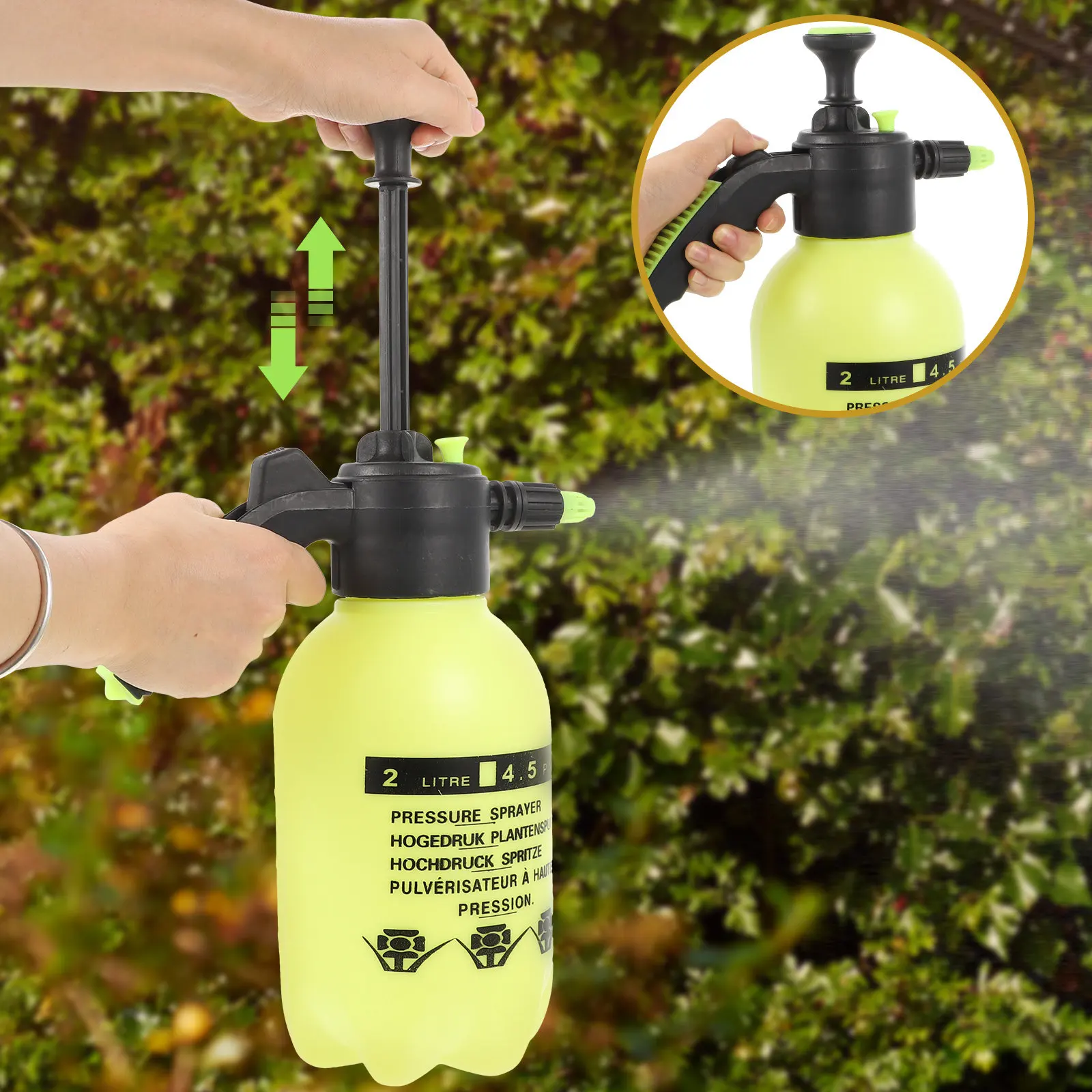 

Портативный ручной распылитель для растений Plants Mister: маленькая лейка-опрыскиватель для сада и цветов, для использования в помещении и на улице