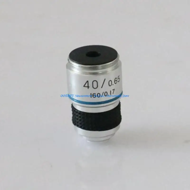 Lentille d'objectif Microscope 367D 4X 10X 40X 100X, pièces Microscope d'objectif achromatique