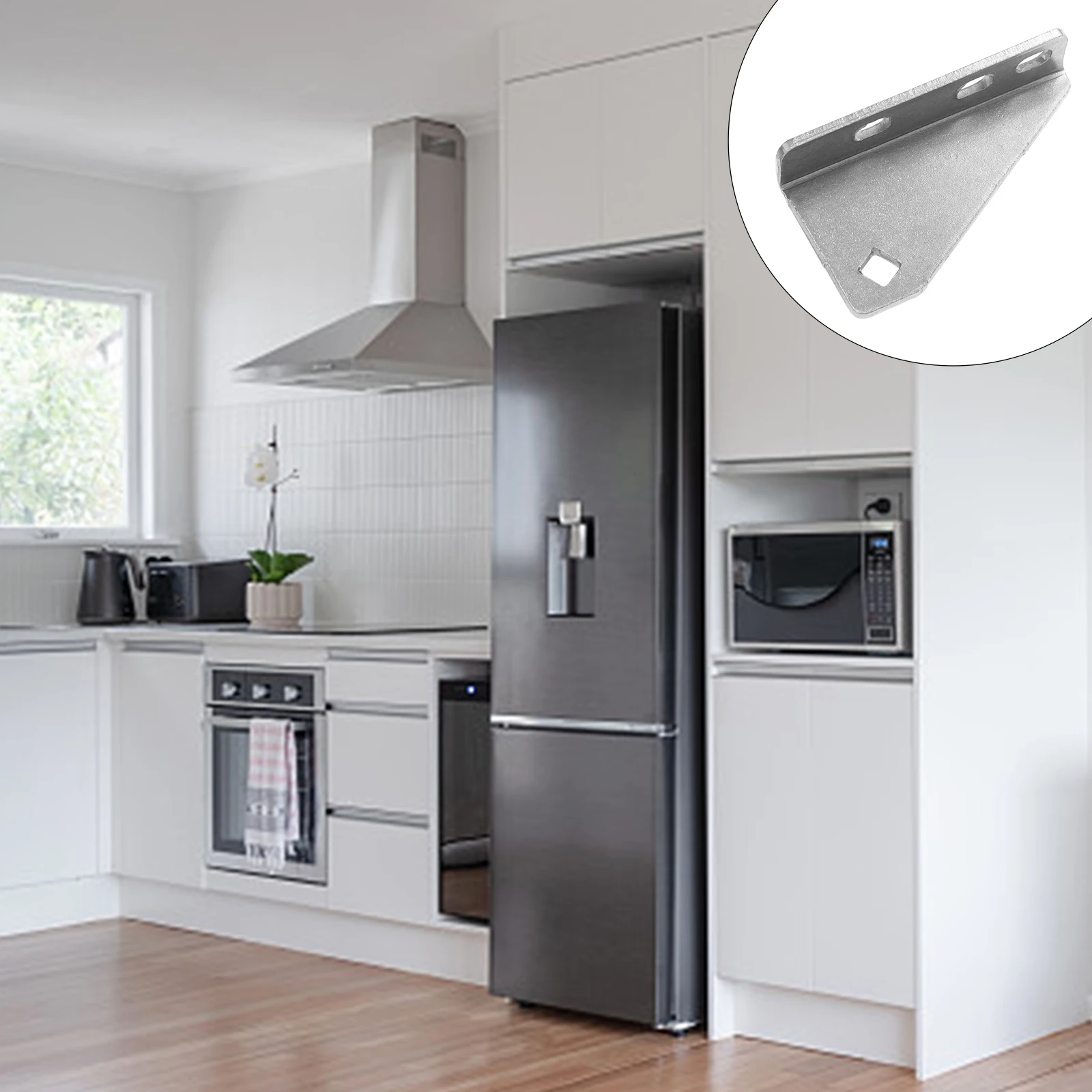 

2pcs Stainless Steel Freezer Door Hinges Commercial Strong Durable Refrigerator Metal Anti Rust Long Lasting Hinges Hardware