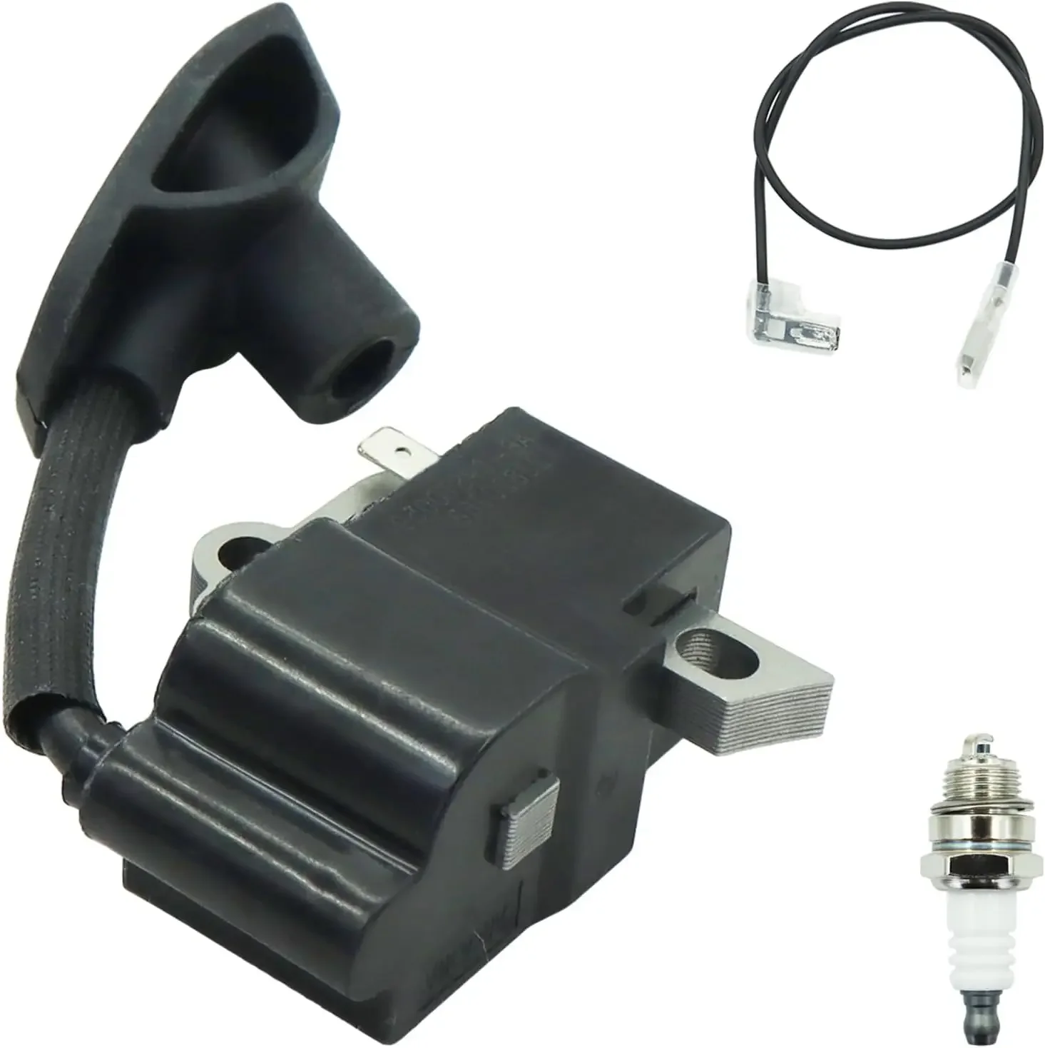 4282-400-1310 Ignition Coil for Stihl BR500 BR550 BR600 Backpack Blower with Spark Plug, Replace Coil 4282-400-1305, 4282-400-13