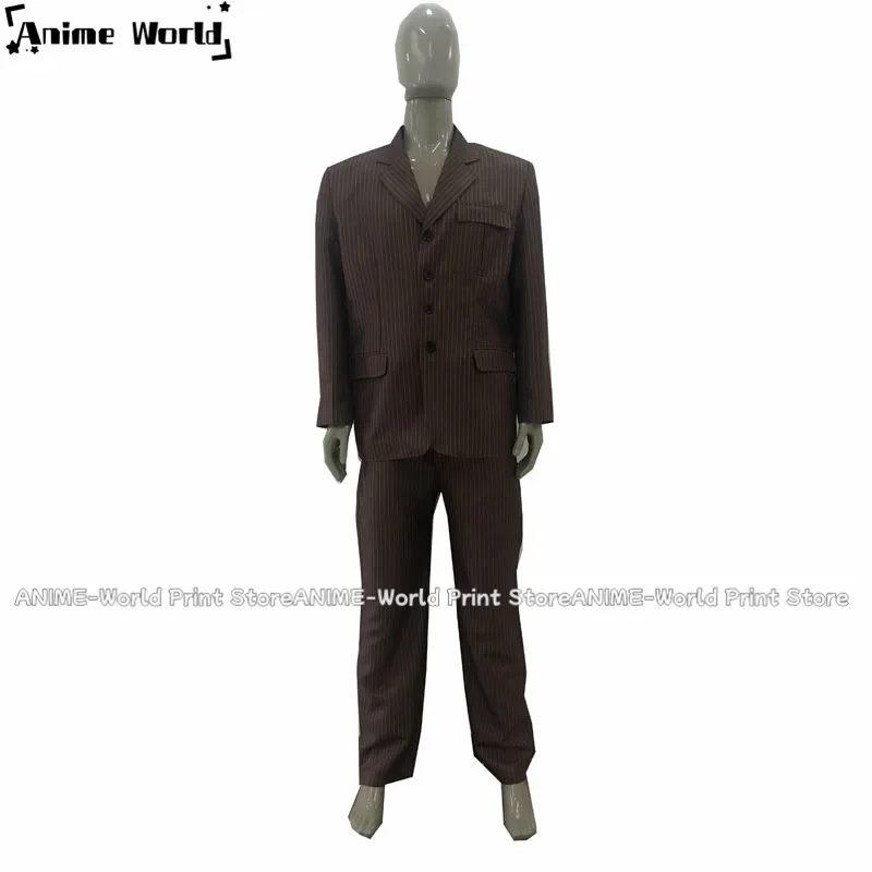 

《Custom Size》DR. David Tennant Cosplay Costume Brown Suit Male Suits Daily