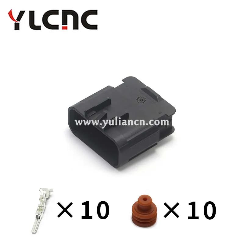 YLCNC factory direct sales 1Pcs 10Pin 2.8mm Automotive Waterproof Connector Wiring Plug For Ford CUMMINS 15326661 15326660
