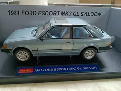 Diecast 1:18 Scale Ford Escort MK3 GL XR3 1981 Alloy Car Model Toy Collection Ornament Boys Toys