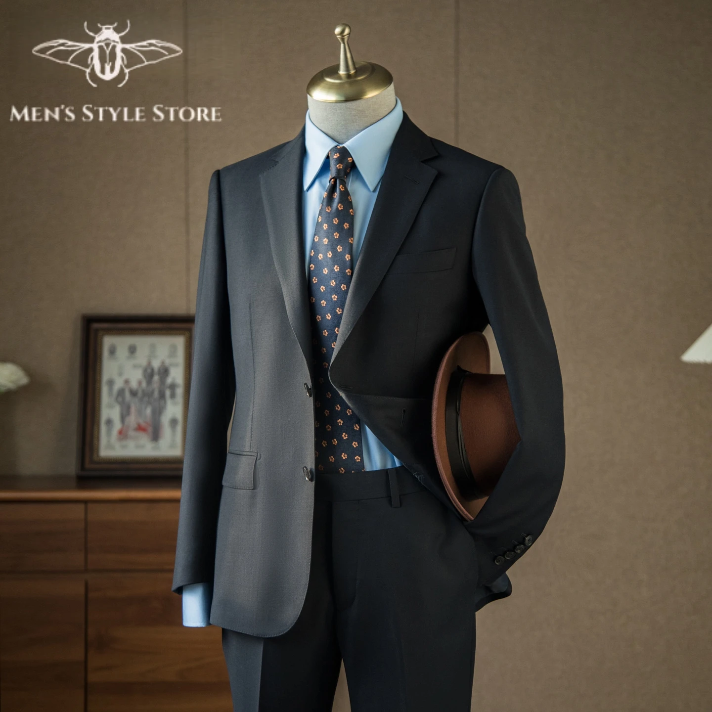 

2025 Новый мужской однобортный костюм, мужской устойчивый к морщинам повседневный пиджак — классический дизайн для деловых и повседневных мероприятий