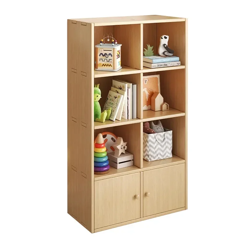 for All Solid Wood Bookcase Balcony Bay Window Storage Locker Subspace Utilization Windowsill Locker Simple Bookshelf with