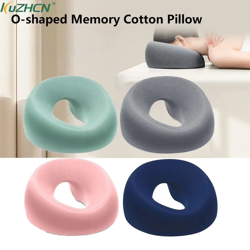 Ergonomics Lying Down Pillow Memory Foam Breathable Head Rest Support Pillow Body Massage Face Rest Pillow For Beauty Salon