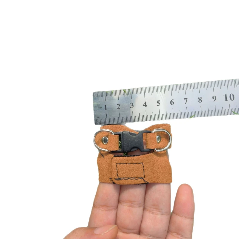 

Squirrel Leash Bite-Proof Chain Adjustable Harness Vest for Hamster Gerbil Ferret and Small Pets Walking Training Outdoor Use