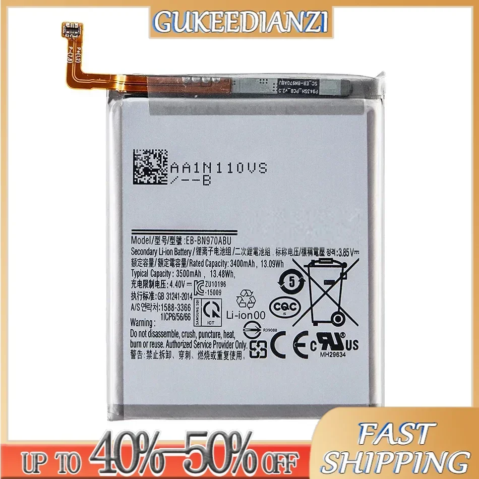 Replacement Battery For Samsung Galaxy Note 10 Note X Note10 NoteX Note10 5G SM-N970 N970W N970F N970U N970N, EB-BN970ABU